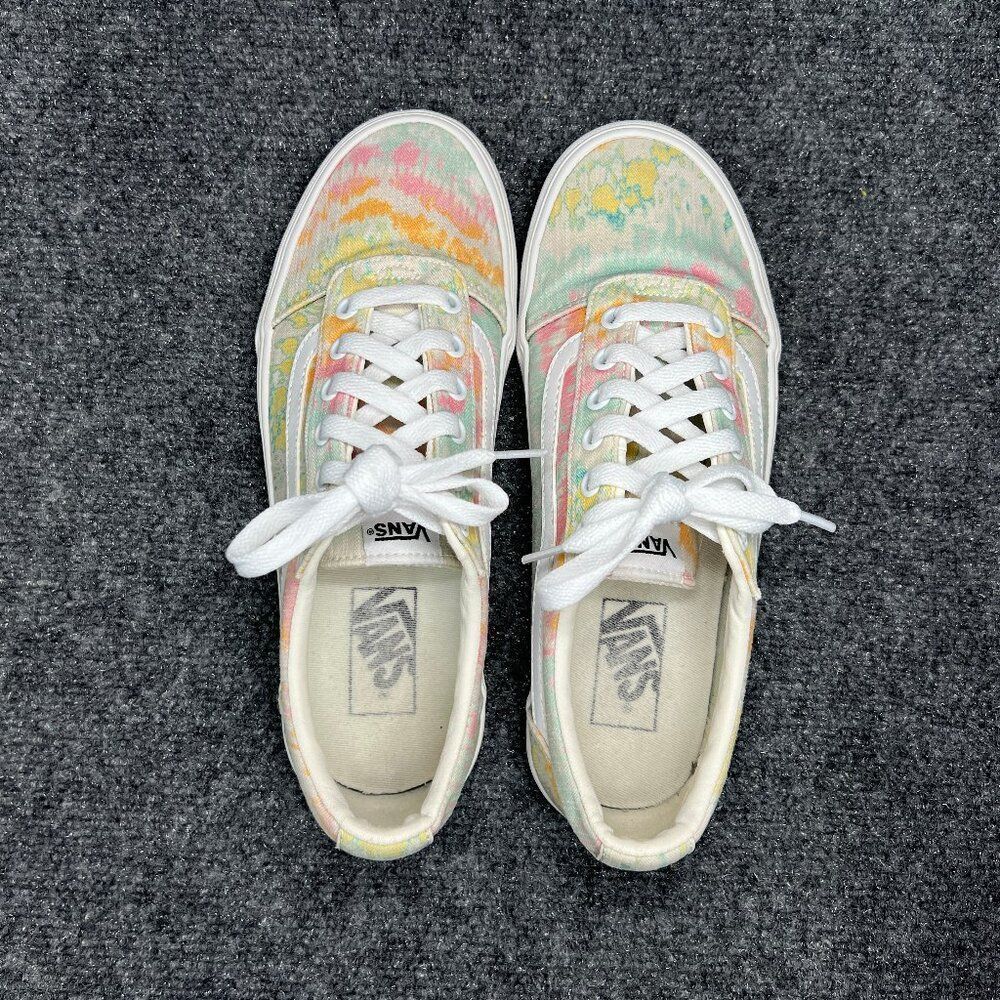 Vans Old Skool Shoes Women's Size 9 Tie Dye Low‎ Lace Up Retro Skate Sneakers - Picture 8 of 11